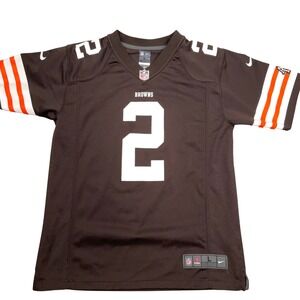 Nike NFL Cleveland Browns Jersey Youth Large 14-16 Brown Johnny Manziel 2 Sports